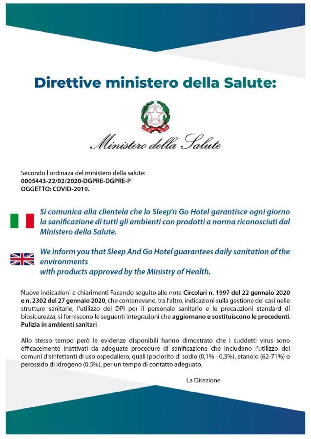 Sleep'N Go Hotel Fiumicino Exterior photo